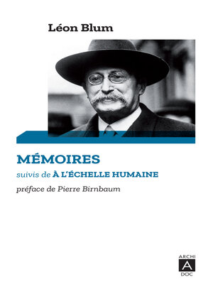 cover image of Mémoires suivi de à l'échelle humaine
